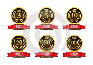 Top 3, 5, 10, 20, 50, 100 rating chart. Best in the ranking.