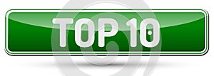 TOP 10 - Abstract beautiful button with text.