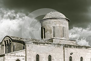 Top of the Agios Mamas Church. Morphou (Guzelyurt), Cyprus