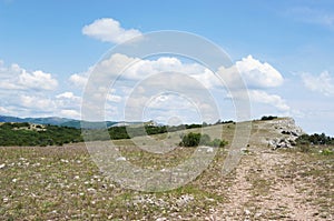 On top of AI-Petri plateau, Foros kant, Crimea