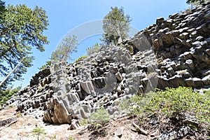 Top of Basalt Formations at Devil's Postpile National Monument