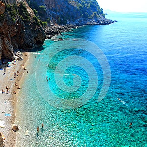 Top beach Pasjaca near Dubrovnik, touristic destination in Croatia