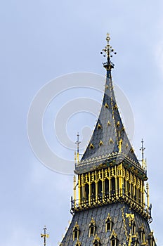 Top of Big Ben Tower, London, England