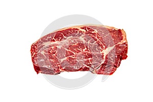 Top blade steak marbled beef