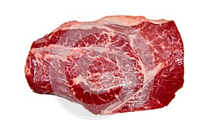 Top blade steak marbled beef