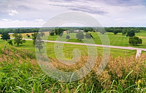 On top of Cahokia Mounds State Historic Site