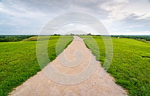 On top of Cahokia Mounds State Historic Site