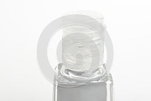 Top Cap Of Transparent Hand Sanitizer Dispenser Plastic Bottle