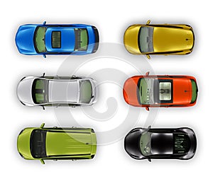 Top cars illustration