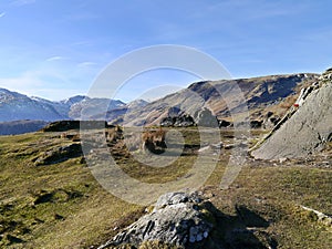 Top of Castle Crag on a great morning