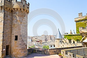 Top of castle of Olite