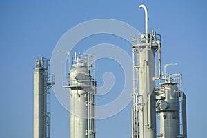 The top of a chemicals and plastics plant photo