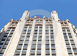 Top of Chicago Tribune Tower