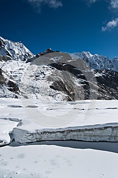 On top of Cho La pass in Himalayas