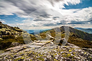 On the top of Chopok peak