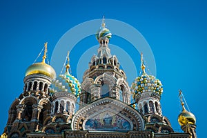 The Church of the Saviour on Spilled Blood, St. Petersburg, Russia.