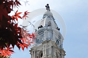 Top of City Hall in Philadelphia