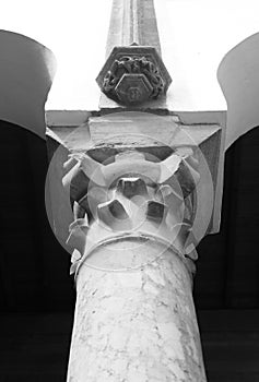 The Top of Classical Column, Marble stone