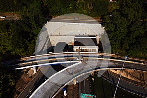 Wheeling Tunnel Entrance + Highway Ramps - Interstate 70 - Wheeling, West Virginia