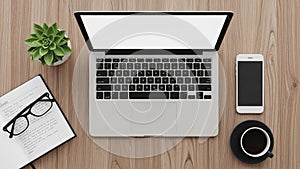 Smartphone with a black case and a black coffee in a cup with a