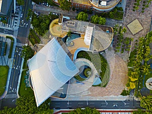 Top-down view of Xinghai Concert Hall, Guangzhou