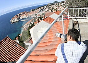 On the top of Dubrovnik...