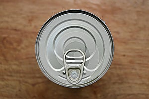 Top of a food-can ringpull