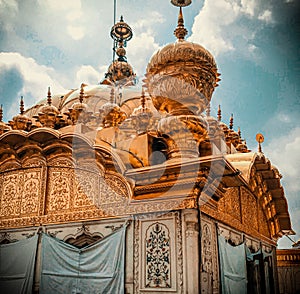 Top of golden temple photo