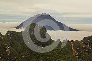 Gunung Sinabung Volcano, Berastagi,Indonesia.