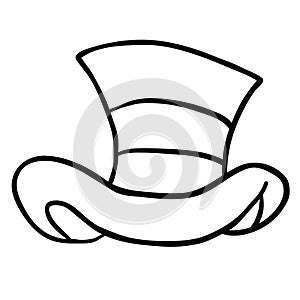 Top hat black