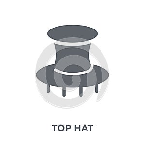 Top hat icon from collection.