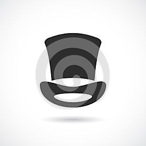 Top hat vector icon