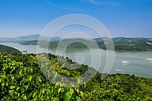 From the top of the hill overlooking the tianmu lake photo