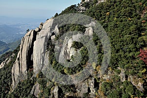 Top of the hills at Mount Jiuhua, Nine Glorious Mountains