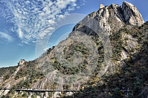 Top of the hills at Mount Jiuhua, Nine Glorious Mountains