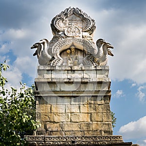 Top of an Indian temple.