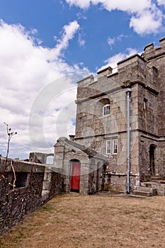 Top of The keep Pendennis Castle Falmouth