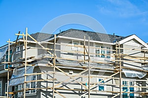 Top of large residential house in trestles.