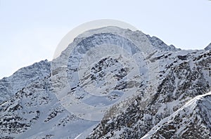 The top of the main Caucasian ridge Nakra