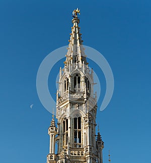 Top of the  main tower of Bruxelles