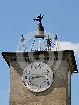 The top of Maurizio's tower in Orvieto