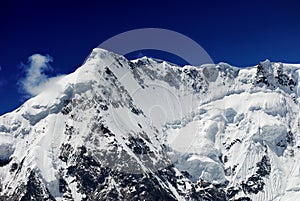 The top of Midui Glacier