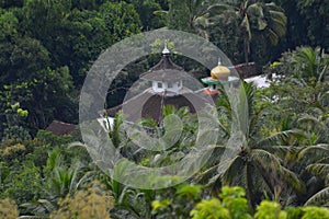 Top of mosque in the middle of nowhere