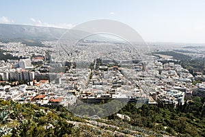 At the top of Mount Lycabettus, Athens in Greece