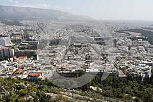 At the top of Mount Lycabettus, Athens in Greece