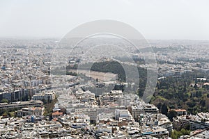 At the top of Mount Lycabettus, Athens in Greece