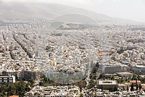 At the top of Mount Lycabettus, Athens in Greece