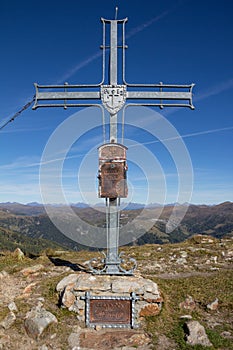 Top Of Mount Pfannock Summit Cross