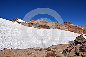 On top of Mount Sabalan Volcano , Iran