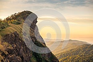 Top of mountain in Monjong, Chiang Mai, Thailand